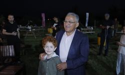 Başkan Büyükkılıç, Sarımsaklı'da kamp ateşini yaktı