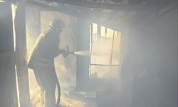 Belen'de ev yangını yaşandı