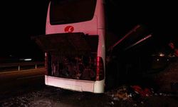 Bilecik'te seyir halindeki yolcu otobüsü alevlere teslim oldu: 1 yaralı