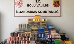 Bolu'da kaçakçılara ağır darbe: 1 milyon 150 bin liralık kaçak ürün ele geçirildi