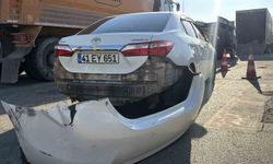 Bolu'da kamyonla otomobil çarpıştı