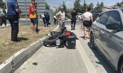 Burdur'da motosiklet ile otomobil çarpıştı: 1 yaralı