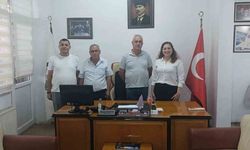 Burhaniye'de Sağlık Müdürü Akbey, Esnaf Odasını ziyaret etti