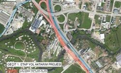 Bursa'da Geçit Köprüsü bağlantı yollarında 15 günlük çalışma
