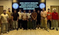 Bursa'da kaçak göçmen operasyonu: 11 kişi yakalandı, 1 şüpheli gözaltında