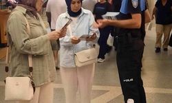 Bursa'da polis ekiplerinden vatandaşlara güvenlik bilgilendirmesi