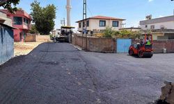 Büyükşehir'in Araban'da sıcak asfalt çalışması sürüyor