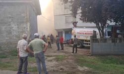 Çaycuma'da odunluk yangınına ilk müdahaleyi jandarma ekipleri yaptı