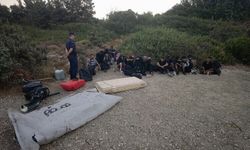 Çeşme'de 16 düzensiz göçmen yakalandı