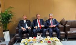 Cumhurbaşkanı Erdoğan, Aliyev ve Mirziyoyev ile bir araya geldi