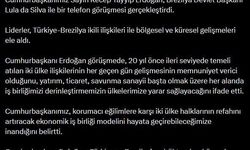 Cumhurbaşkanı Erdoğan, Brezilya Devlet Başkanı Silva ile telefonda görüştü
