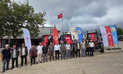 Dedeoba'da ORKÖY desteğiyle 3 traktör hak sahiplerine teslim edildi