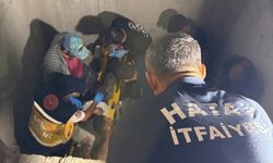 Defne'de asansör boşluğuna düşen işçi yaralandı