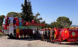 Demirci'de orman yangınlarına karşı 3 tonluk güç