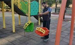 Didim Belediyesi parklarda bakım ve onarım çalışmalarını sürdürüyor
