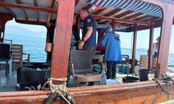 Didim'de denizde su ürünleri denetimi yapıldı