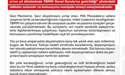 DMM'den TBMM Genel Kurulu'na getirilen Terörsüz Türkiye çerçeve yasasının tarihine yönelik açıklama