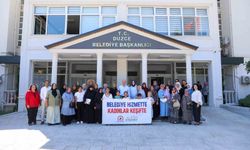 Düzce'de çalışmaları yerinde denetleyen kadınlardan projelere tam not