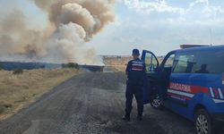 Edirne'de merada yangın çıktı: Yoğun duman trafiği durma noktasına getirdi