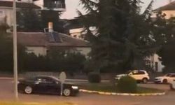 Elazığ'da yine aynı sürücü, otomobiliyle drift yaptı: O anlar kameraya yansıdı