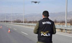 Erzincan'da drone destekli trafik denetimi