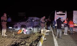 Erzincan'da yolcu otobüsü ile SUV tipi araç çarpıştı: 1'i ağır 7 yaralı