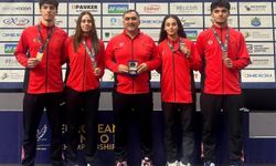 Erzincanlı milli sporcular Avrupa üçüncüsü olan Türkiye'nin gururuna ortak oldu