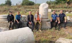 Erzin'de Issos Epiphaneia Antik Kenti'ndeki kazı çalışmaları sürüyor
