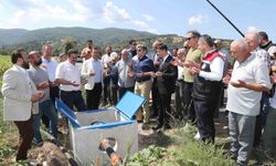 Esençay'da 305 hektarlık arazi suya kavuştu