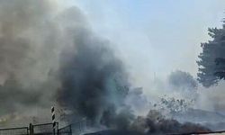 Eskişehir'de otluk alanda yangın