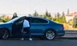 Eskişehir'de otomobil içindeki kadını 'Aldattın' diyerek darp etti