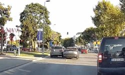 Faciaya davetiye çıkardı: Trafiğin yoğunluğuna aldırmadan makas attı