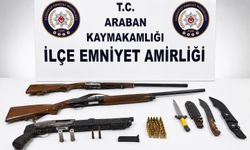 Gaziantep'te 3 adet ruhsatsız tüfek ele geçirildi: 1 gözaltı