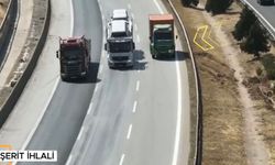 Gaziantep'te otoyolda dron destekli denetim: Bin 123 araca ceza