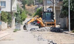Gündoğan Mahallesi'nde yol çalışması başladı