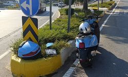 Hafif ticari araçla çarpışan motosikletli yaralandı