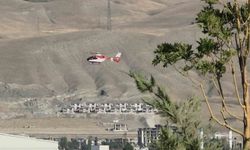 Hamile kadın ambulans helikopter ile Van'a getirildi