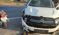 Hasköy-Korkut yolunda feci kaza: Motosiklet sürücüsü ağır yaralandı