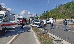 Havza'da zincirleme trafik kazası: 2 yaralı