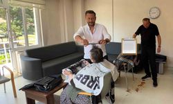 Huzurevi sakinlerinin hayır duasını aldılar