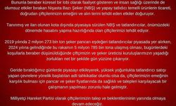 İsmail Özdemir: 'MHP olarak çiftçilerimizin talep ve beklentilerinin yanında olmaya devam edeceğiz'
