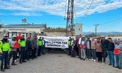 Jandarma trafik ekiplerinden 'Reflektör tak, görünür ol' uygulaması