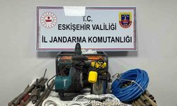 Kaçak kazı yapan 5 şüpheli suçüstü yakalandı