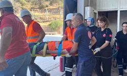 Kahramanmaraş'ta yangın ve kurtarma tatbikatı