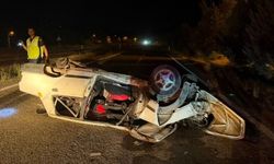 Karabük'te otomobil takla attı: 1 yaralı