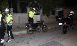 Karaman'da polisin 'dur' ihtarına uymayan motosiklet sürücüsüne 402 bin lira ceza kesildi