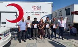 Karapınar'da kan bağışçılarına madalya