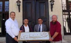 Kastamonu Memleket Kütüphanesi'nin kırılan kitabesi yeniden yazıldı