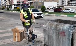 Kilis'te çöp konteynerleri yenilenerek yeniden hizmete kazandırılıyor