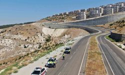 Kilis'te drone destekli trafik denetimi